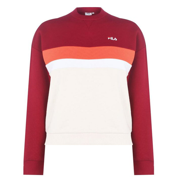 フィラ レディース パーカー・スウェット アウター Carissa Sweatshirt Ladies Red/Grey