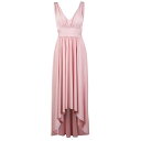 【送料無料】 ビバ レディース ワンピース トップス BIBA Dip Hem Maxi Dress Blush