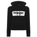 【送料無料】 ラングラー レディース パーカー・スウェット アウター Logo OTH Hoodie Black