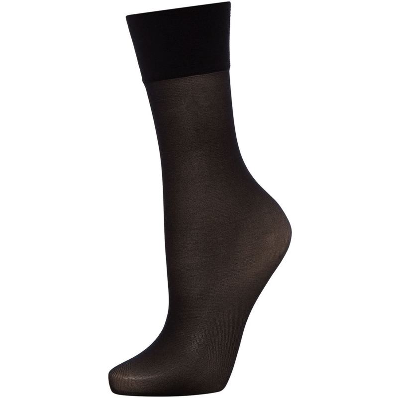 yz `[mX fB[X C A_[EFA 2 Per Packet Sheer Ankle Socks Black