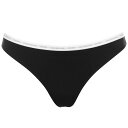 【送料無料】 カルバンクライン レディース パンツ アンダーウェア 2 Pack CK One Cotton Thong Black
