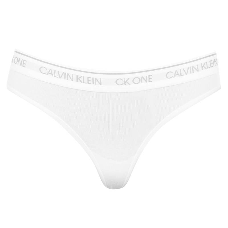 【送料無料】 カルバンクライン レディース パンツ アンダーウェア ONE Cotton Thong White