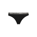 【送料無料】 カルバンクライン レディース パンツ アンダーウェア Radiant cotton thong Black
