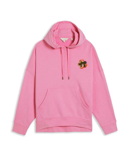 テッドベーカー レディース パーカー・スウェット アウター Ted Karrlaa Hoodie Ld21 Pink