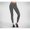 【送料無料】 スケッチャーズ レディース レギンス ボトムス Go Walk High Waisted Leggings II Ladies Grey 2