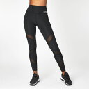 エバーラスト レディース レギンス ボトムス Contour Leggings Womens Black Mesh