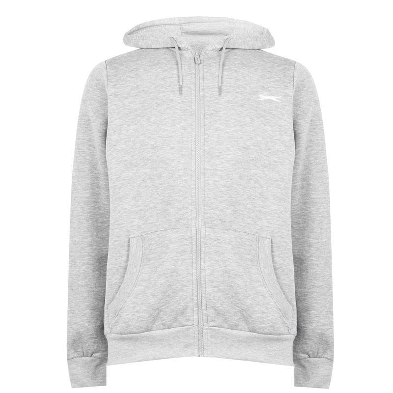 【送料無料】 スラセンジャー メンズ ニット・セーター アウター Full Zip Hoodie Mens Grey Marl