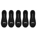 【送料無料】 スラセンジャー メンズ 靴下 アンダーウェア 5 Pack Invisible Socks Mens Black