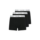 【送料無料】 カルバンクライン メンズ ボクサーパンツ アンダーウェア Pack Cotton Stretch Boxer Shorts BLACK