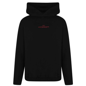 マルタンマルジェラ メンズ パーカー・スウェット アウター Logo Hoodie Black