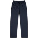 【送料無料】 サンスペル メンズ カジュアルパンツ ボトムス Sunspel Lounge Pant Navy