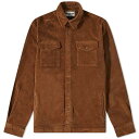 yz o[u@[ Y Vc gbvX Barbour Cord Overshirt French Sandstone