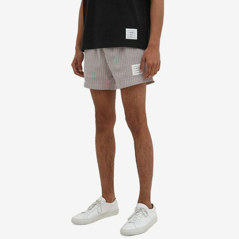 トムブラウン メンズ ハーフパンツ・ショーツ 水着 Thom Browne Seersucker Swim Short Multi