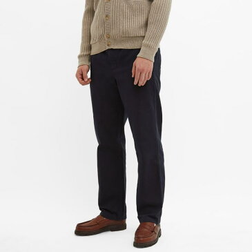 ノースプロジェクト メンズ カジュアルパンツ ボトムス Norse Projects Evald Organic Twill Trouser Dark Navy