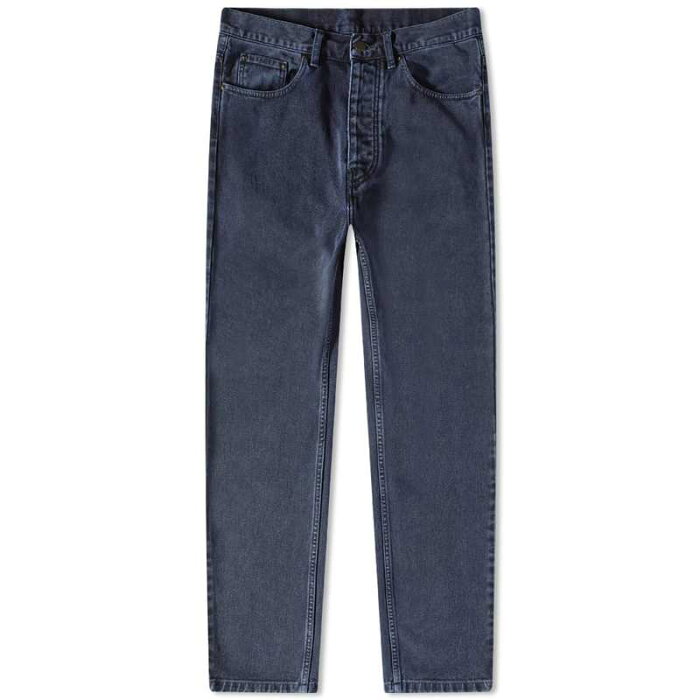 カーハート メンズ デニムパンツ ボトムス Carhartt WIP Newel Relaxed Tapered Jean Dark Navy