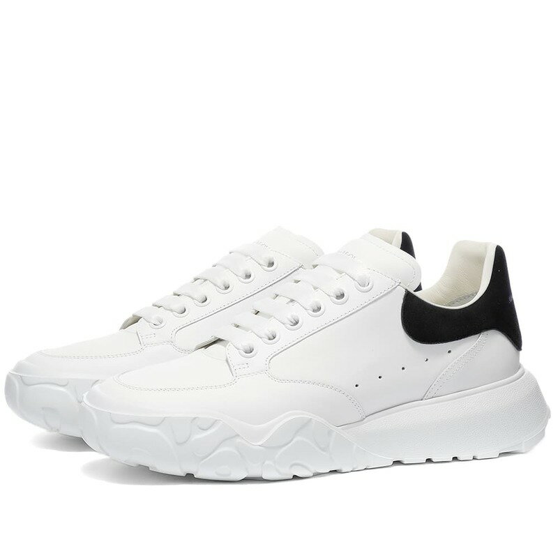 アレキサンダー・マックイーン メンズ スニーカー シューズ Alexander McQueen Court Trainer White & Black