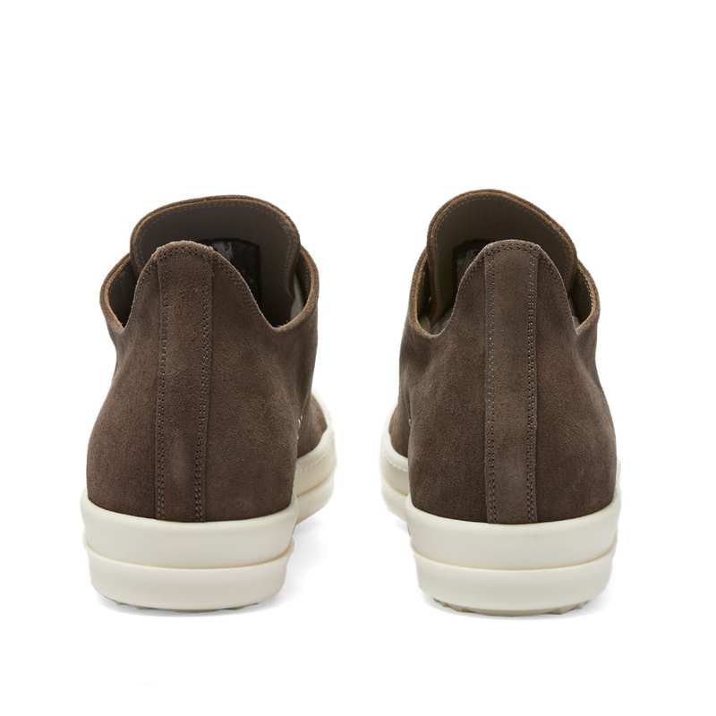 リックオウエンス メンズ スニーカー シューズ Rick Owens Suede Low Sneaker Dust & White