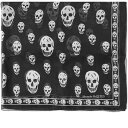 アレキサンダー・マックイーン 【送料無料】 アレキサンダー・マックイーン メンズ マフラー・ストール・スカーフ アクセサリー Alexander McQueen Skull Scarf Black & Ivory