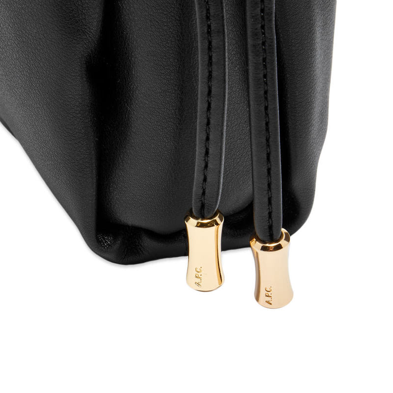 アーペーセー レディース ショルダーバッグ バッグ A.P.C. Ninon Mini Shoulder Bag Black