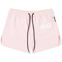 ヴェルサーチ レディース ハーフパンツ・ショーツ ボトムス Versace Logo Sweat Short Pink