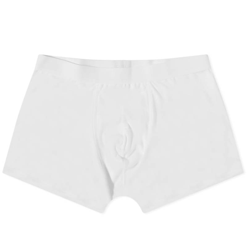 楽天ReVida 楽天市場店【送料無料】 サンスペル メンズ ボクサーパンツ アンダーウェア Sunspel Sea Island Cotton Trunk White