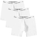 【送料無料】 カルバンクライン メンズ ボクサーパンツ アンダーウェア CK Underwear Boxer Brief - 3 Pack White