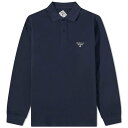 バーブァー メンズ ポロシャツ トップス Barbour Long Sleeve Beacon Polo Navy