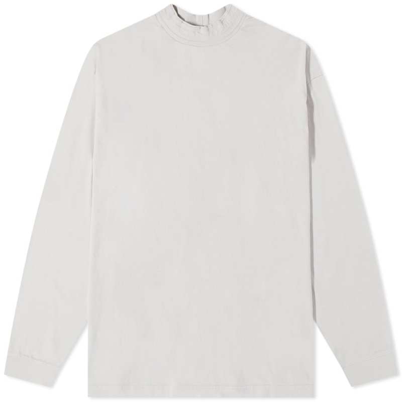 アクネ ストゥディオズ メンズ Tシャツ トップス Acne Studios Long Sleeve Enick Chain Rib Tee Cold White