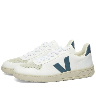 ヴェジャ メンズ スニーカー シューズ Veja V-10 Vegan Basketball Sneaker White & California