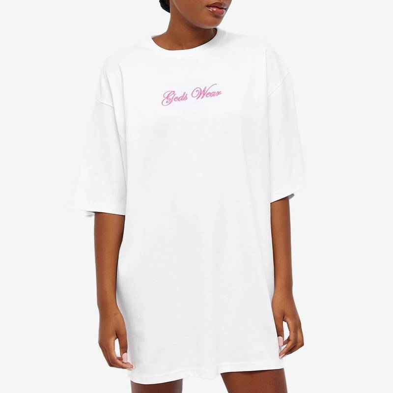 ジーシーディーエス レディース Tシャツ トップス GCDS Hello Kitty Tee Dress White
