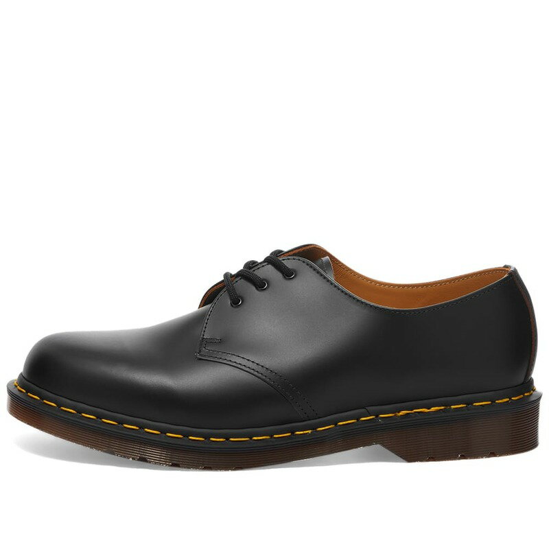 ドクターマーチン メンズ スニーカー シューズ Dr. Martens 1461 Vintage Shoe - Made in England Vintage Black Quilon