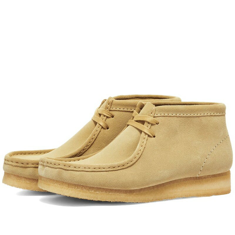 クラークス レディース ブーツ・レインブーツ シューズ Clarks Originals Wallabee Boot Maple Suede