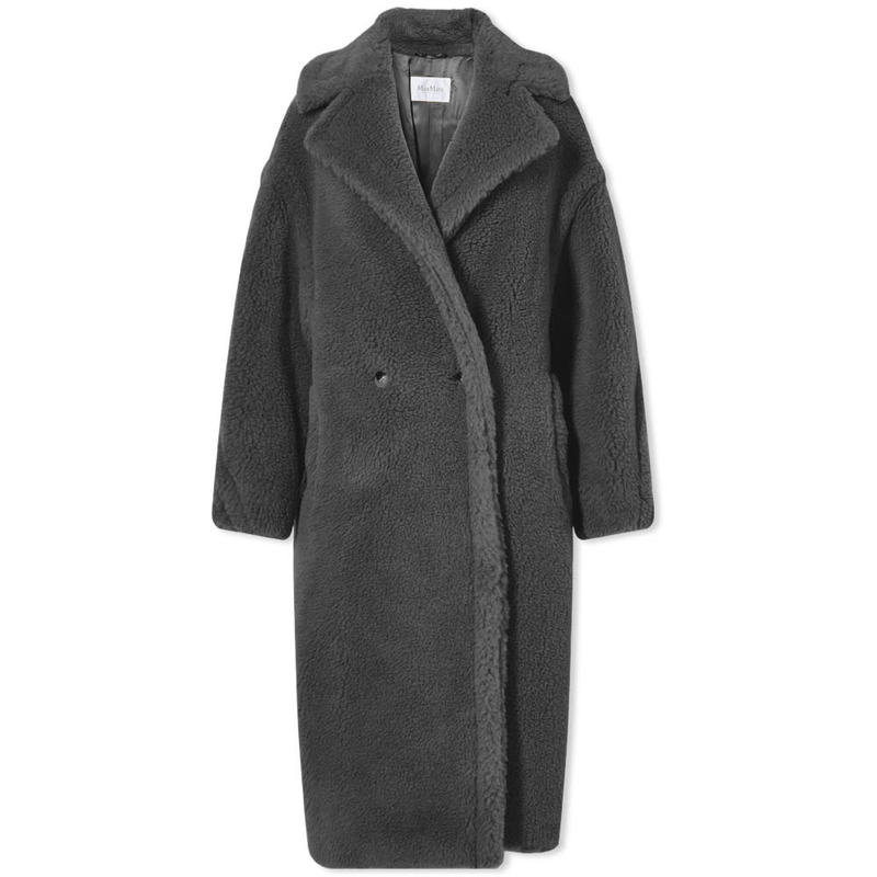 マックスマーラ レディース コート アウター Max Mara Teddy Coat Medium Grey