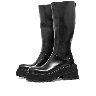 マルセル レディース ブーツ・レインブーツ シューズ Marsell Carretta High Leg Boot Black