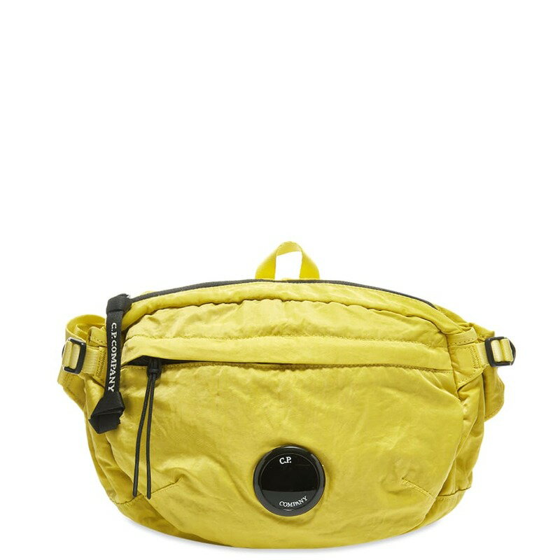 シーピーカンパニー メンズ ボディバッグ・ウエストポーチ バッグ C.P. Company Lens Bumbag Golden Palm