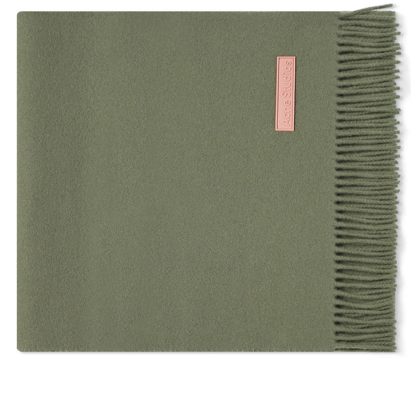 アクネ ストゥディオズ メンズ マフラー・ストール・スカーフ アクセサリー Acne Studios Kosie Scarf Khaki Green