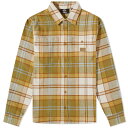 ディッキーズ 【送料無料】 ディッキーズ メンズ シャツ トップス Dickies Orting Check Shirt Green Moss