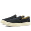 【送料無料】 エス ダブリュー シー メンズ スリッポン・ローファー シューズ Stepney Workers Club Lister Canvas Slip On Black