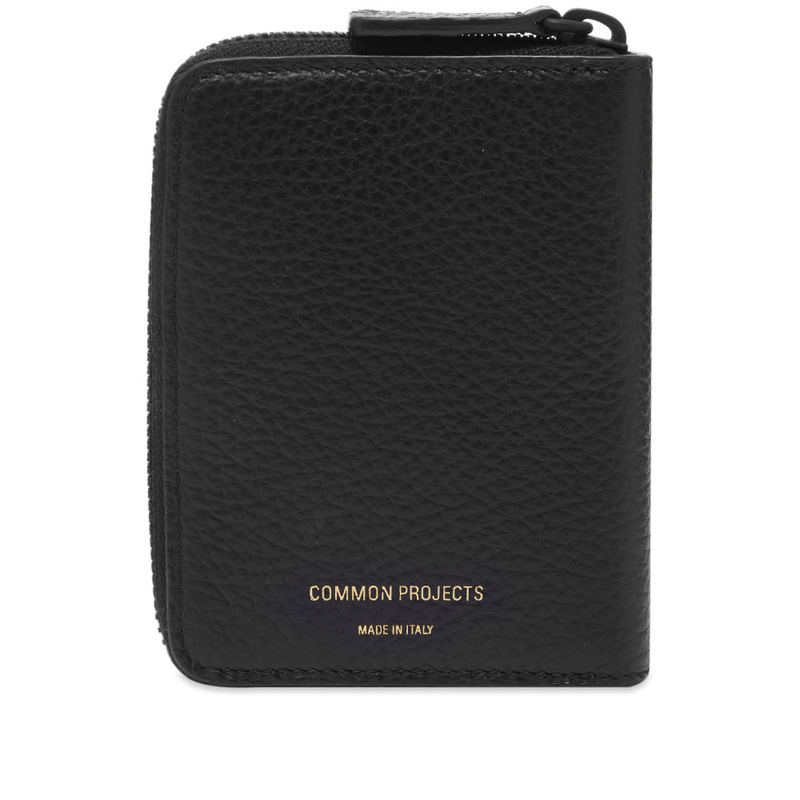 yz REvWFNc Y z ANZT[ Common Projects Zip Coin Case Black Textured
