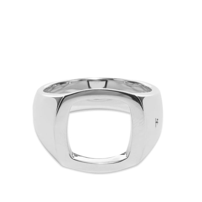 【送料無料】 トムウッド メンズ リング アクセサリー Tom Wood Cushion Open Ring 925 Sterling Silver