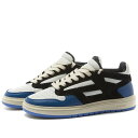 【送料無料】 リプレゼント メンズ スニーカー シューズ Represent Reptor Low Sneaker Black & Cobalt Blue(4)