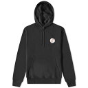 【送料無料】 メゾンキツネ メンズ パーカー・スウェット アウター Maison Kitsune x Olympia Le Tan Flower Fox Patch Classic Hoo Black