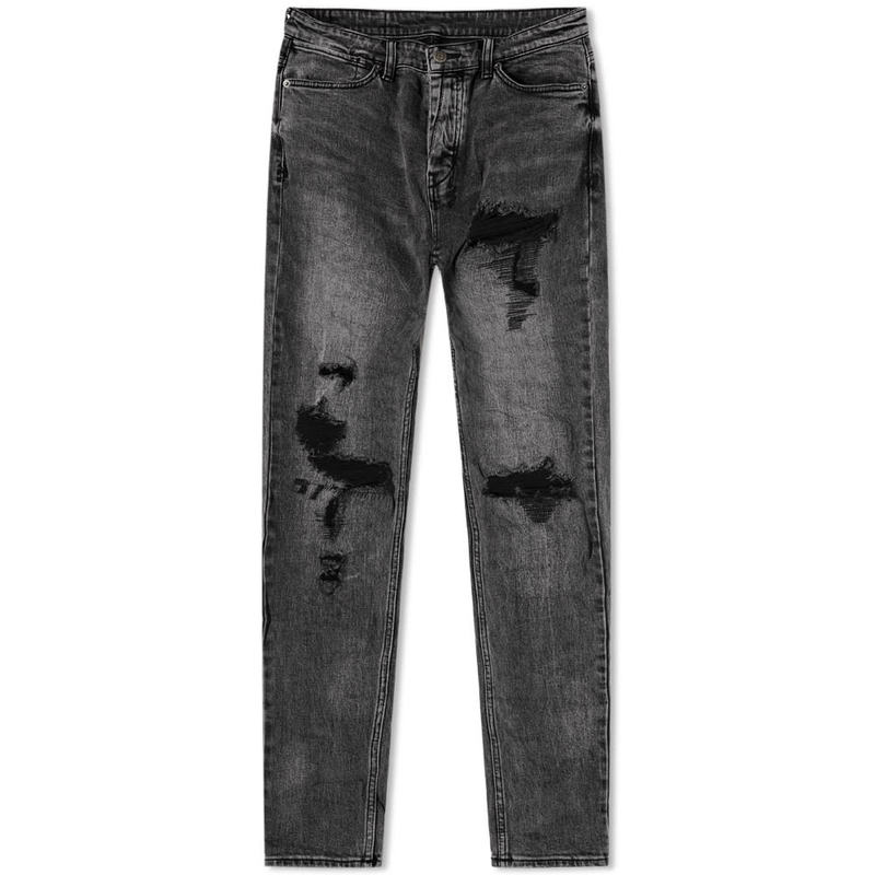 【送料無料】 スビ メンズ デニムパンツ ジーンズ ボトムス Ksubi Van Winkle Skinny Jean Angst Trashed