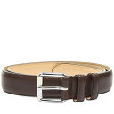 【送料無料】 アーペーセー メンズ ベルト アクセサリー A.P.C. Classic Paris Belt Dark Brown