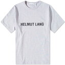 【送料無料】 ヘルムート ラング メンズ Tシャツ トップス Helmut Lang Core Logo T-Shirt Vapor Heather