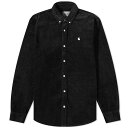 カーハート シャツ メンズ 【送料無料】 カーハート メンズ シャツ トップス Carhartt WIP Madison Cord Shirt Black & Wax