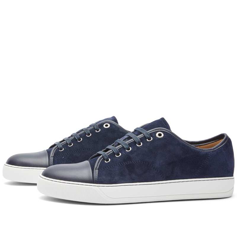 【送料無料】 ランバン メンズ 帽子 アクセサリー Lanvin Toe Cap Sneaker Navy