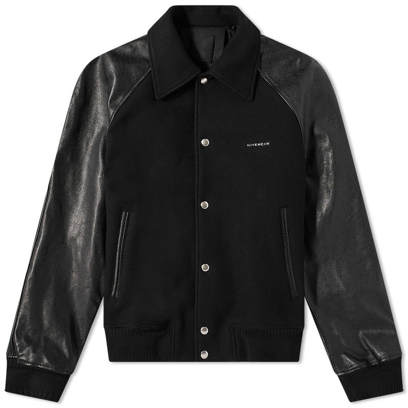 【送料無料】 ジバンシー メンズ ジャケット・ブルゾン アウター Givenchy Classic Bomber Jacket Black