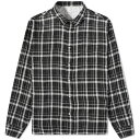  オフィシンジェネレール メンズ シャツ トップス Officine Generale Lipp Japanese Cotton Check Shirt Black & White