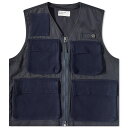 【送料無料】 ユニバーサルワークス メンズ ベスト アウター Universal Works Twill Mowbray Photographers Gilet Dark Navy